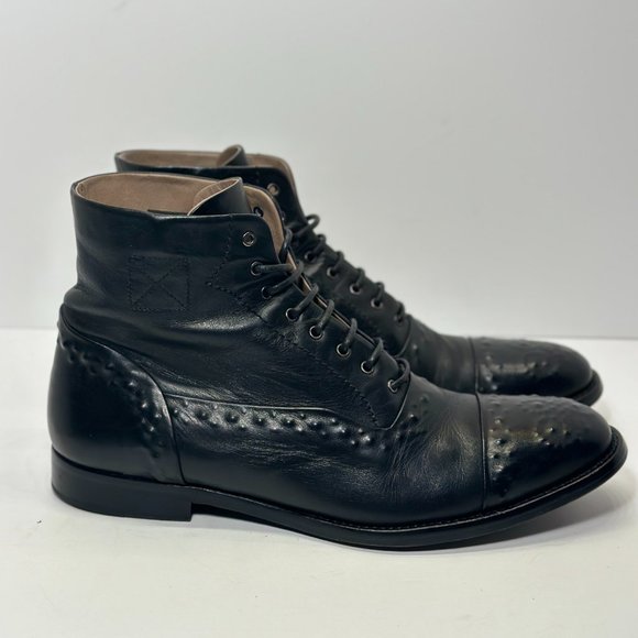 ALEXANDER McQUEEN MEN LACED UP BOOTS main image 4